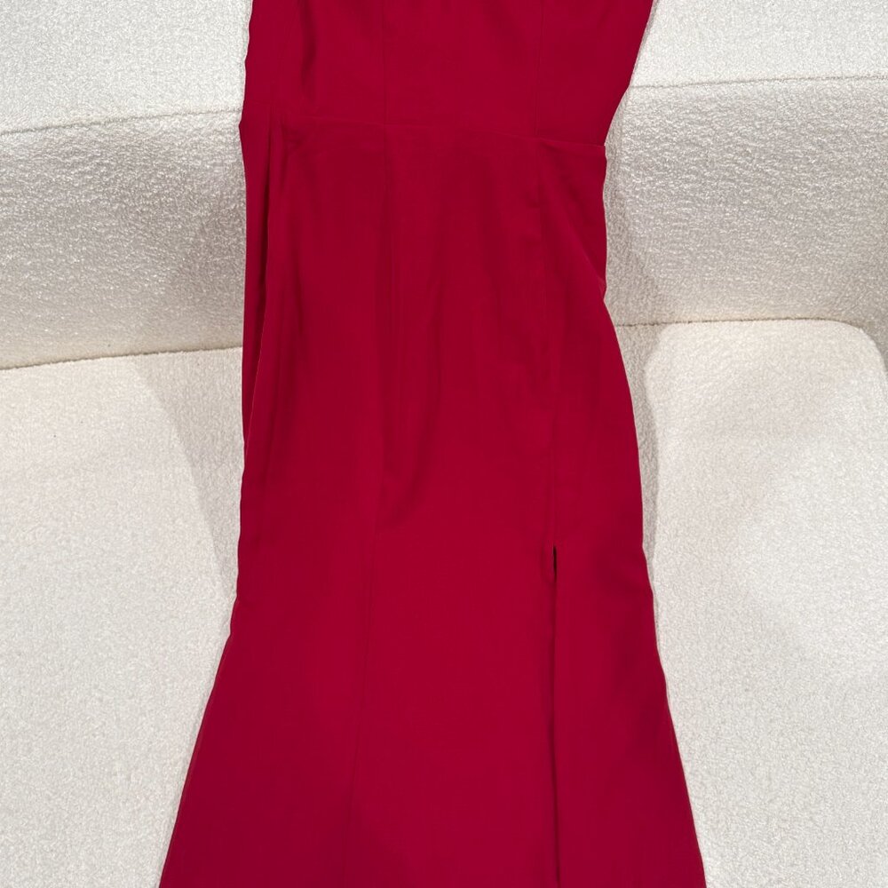 JJ's House Trumpet/Mermaid Cold Shoulder Off the Shoulder Dress - Picture 3 of 3